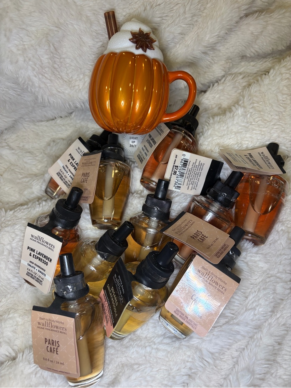 Bath & Bodyworks wallflower plug and 11 refills